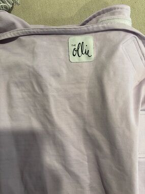 The Ollie Light Lavender Baby Swaddle